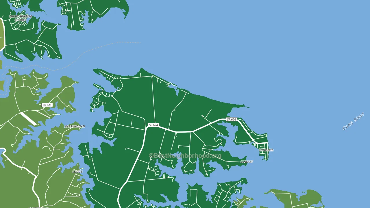 Harryhogan, VA block-group voter-turnout map