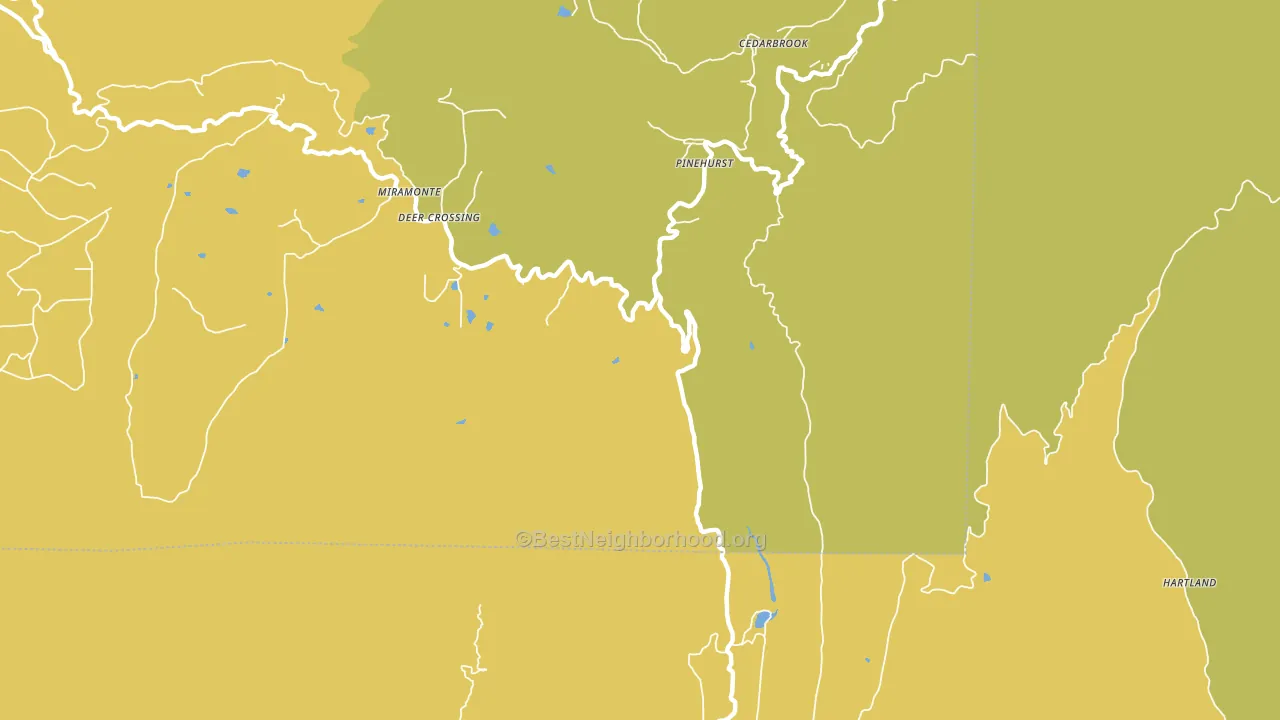 Hartland, CA block-group voter-turnout map