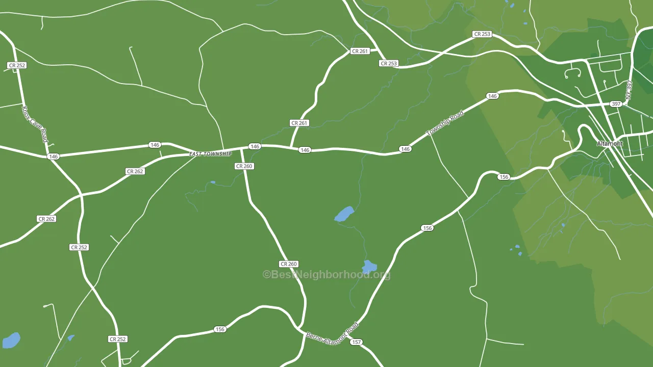 Hartmans Corners, NY block-group voter-turnout map