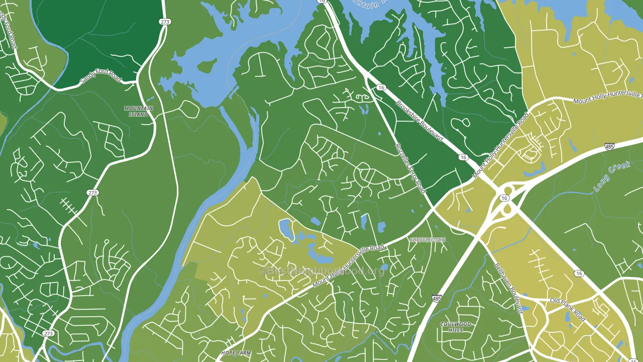 Harwood Lane, Charlotte, NC block-group voter-turnout map