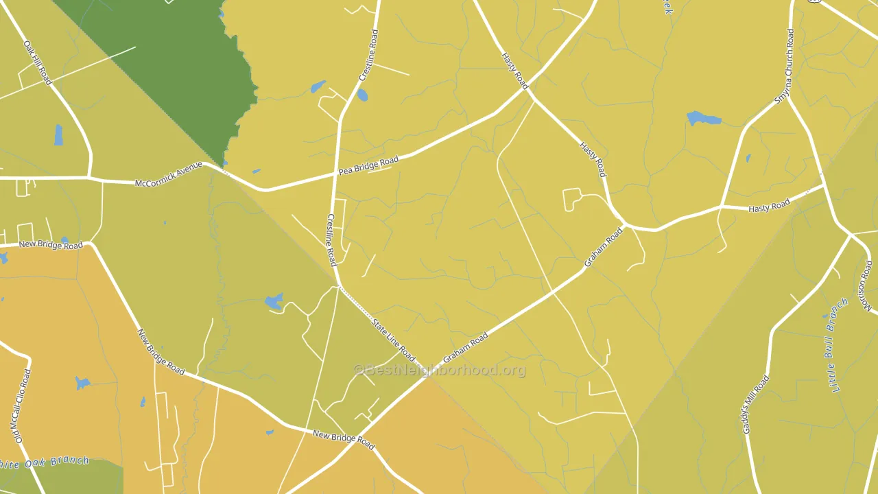 Hasty, NC block-group voter-turnout map