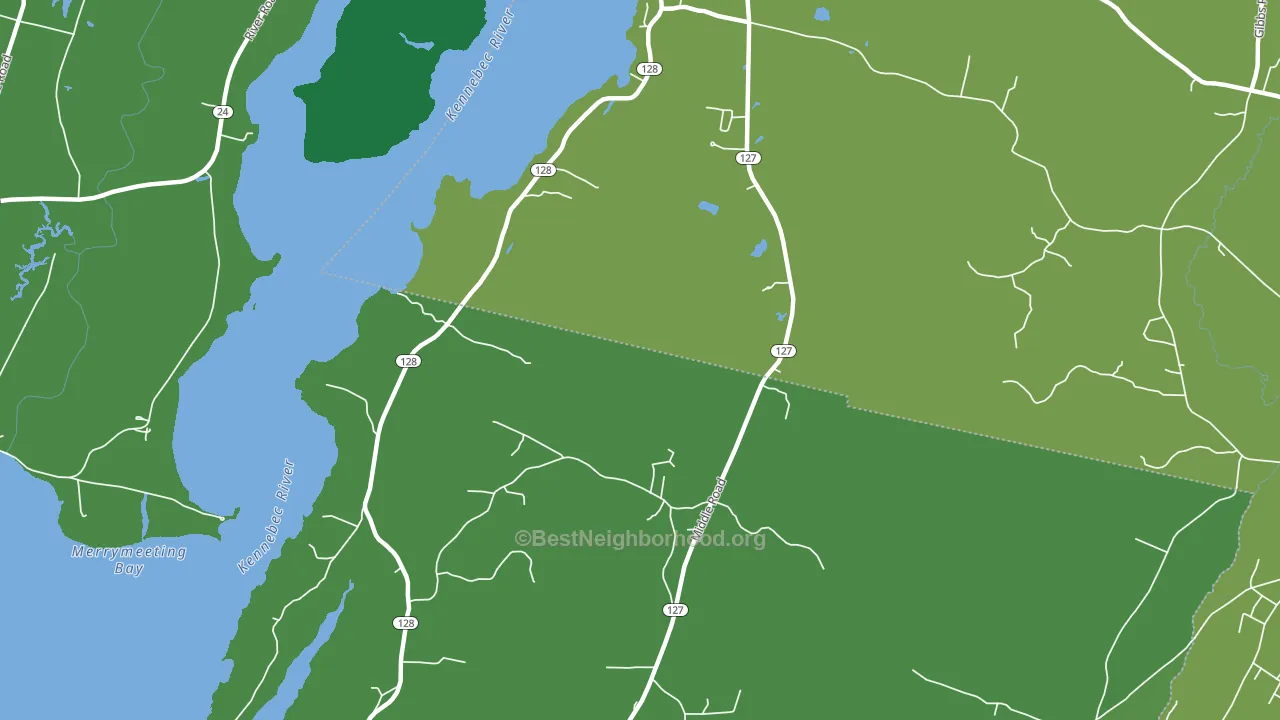 Hatchs Corner, ME block-group voter-turnout map