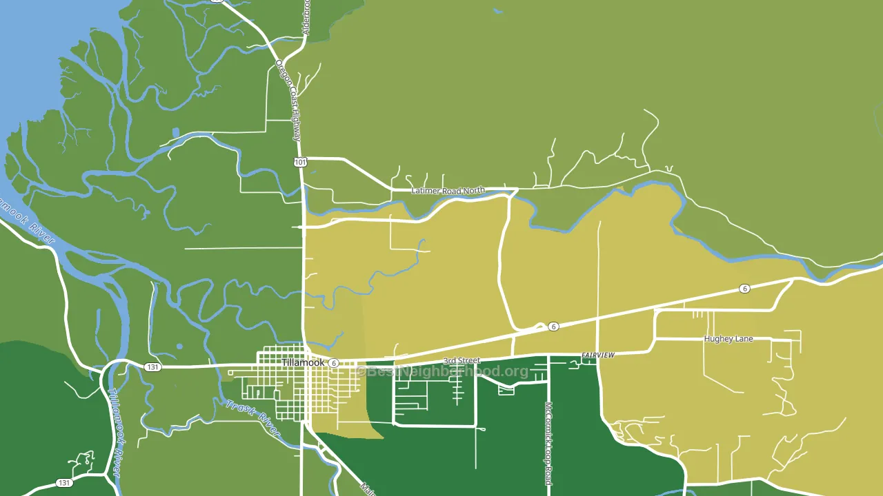 Hathaway Mead, OR block-group voter-turnout map