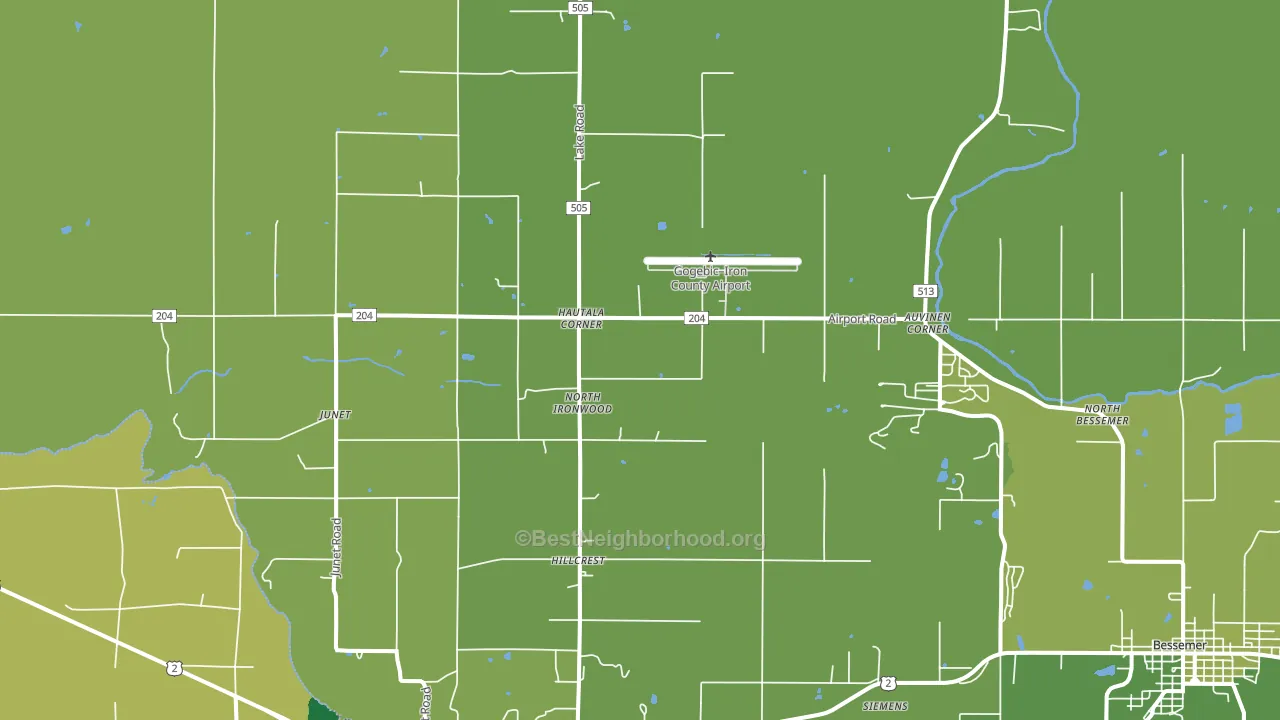 Hautala Corner, MI block-group voter-turnout map