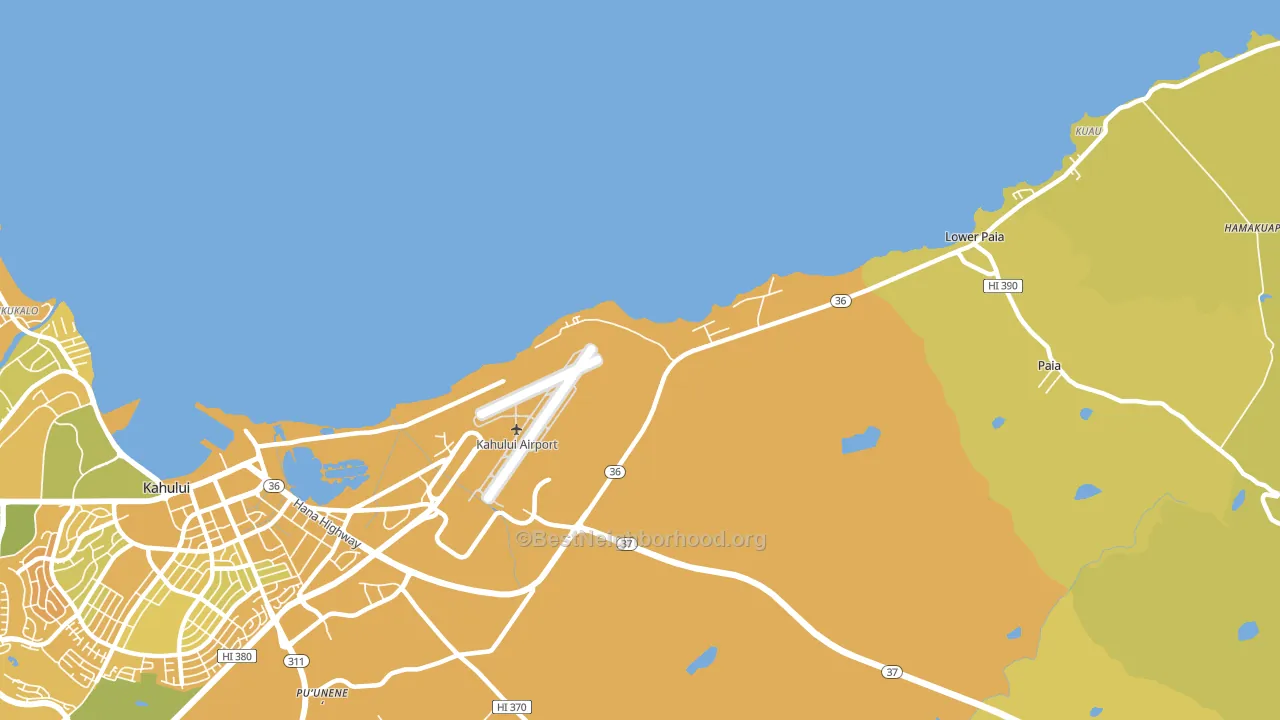 Hawaiian Village, HI block-group voter-turnout map