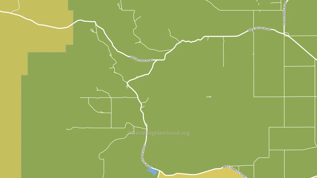 Hawkins, ID block-group voter-turnout map