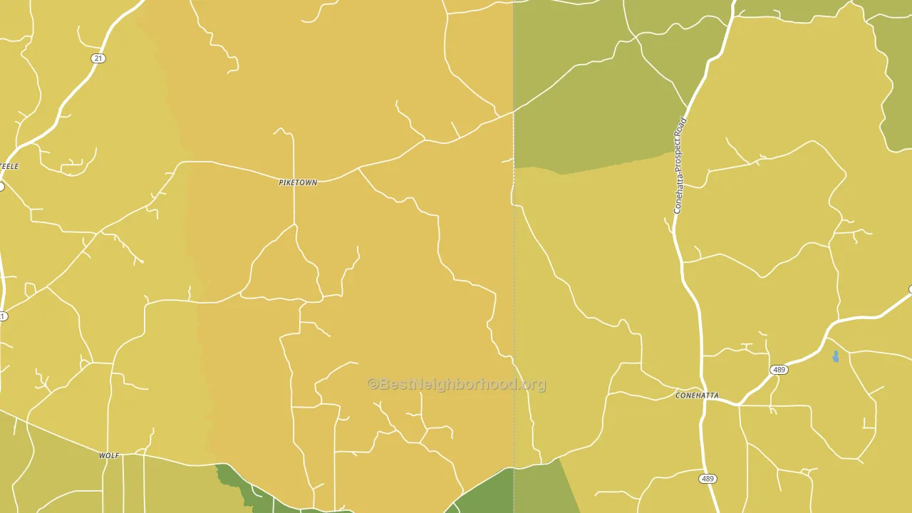 Hays, MS block-group voter-turnout map