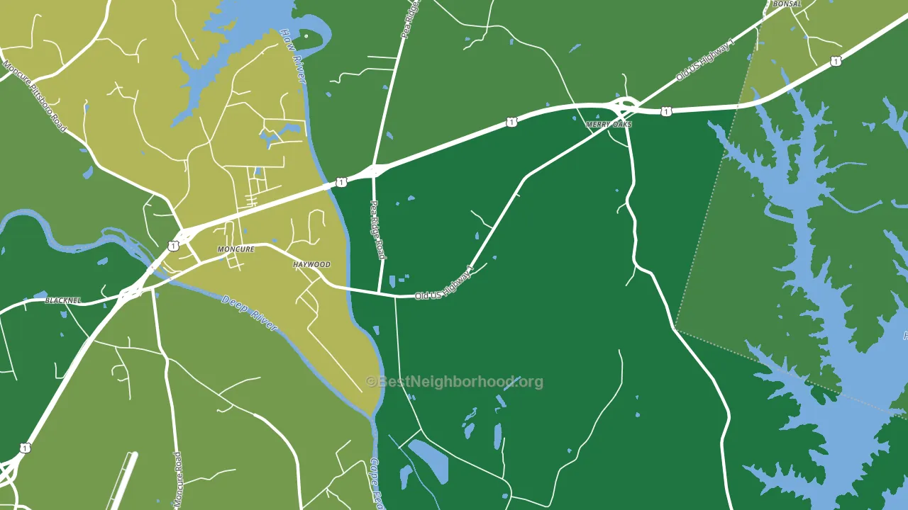 Haywood, NC block-group voter-turnout map