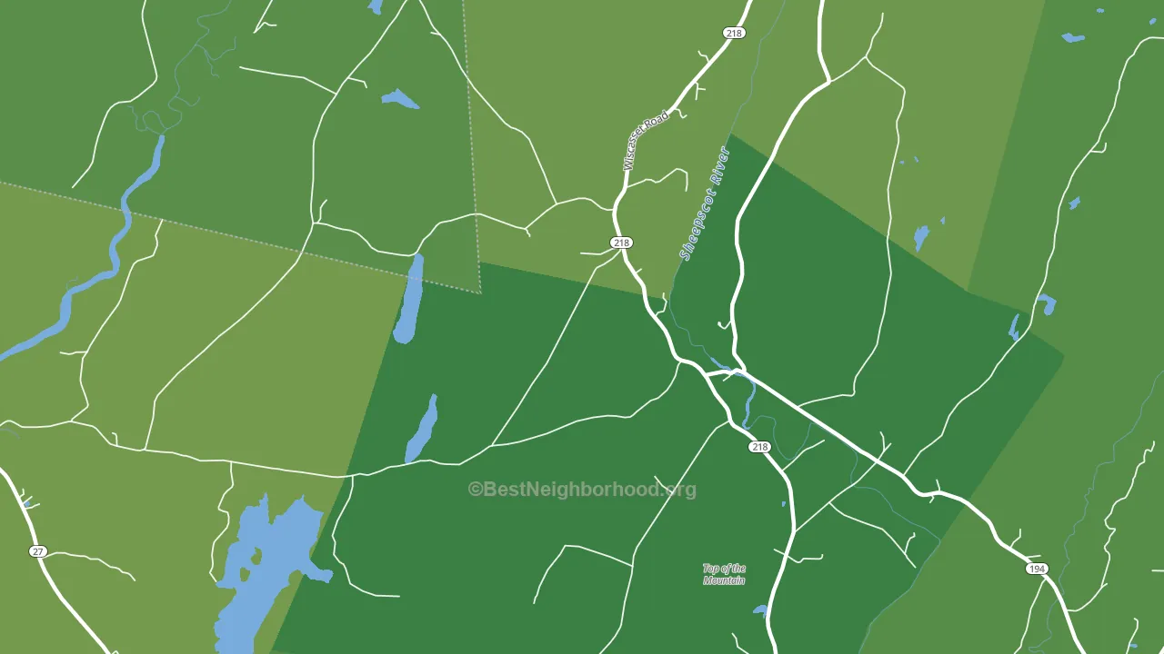 Head Tide, ME block-group voter-turnout map