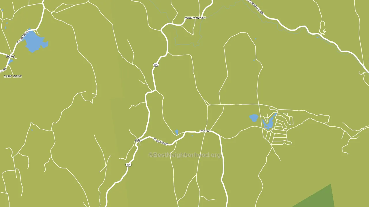 Heath, MA block-group voter-turnout map