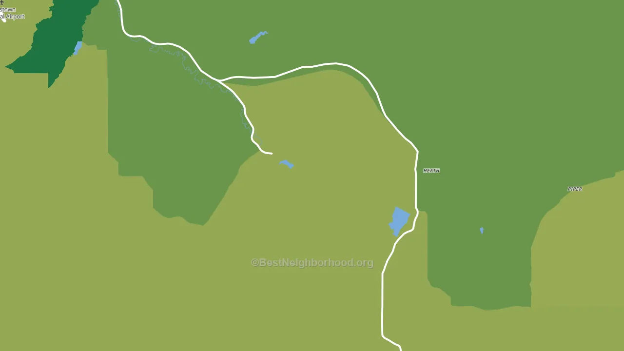 Heath, MT block-group voter-turnout map