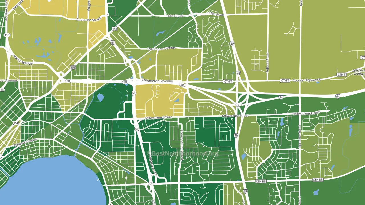 Heistand, Madison, WI block-group voter-turnout map