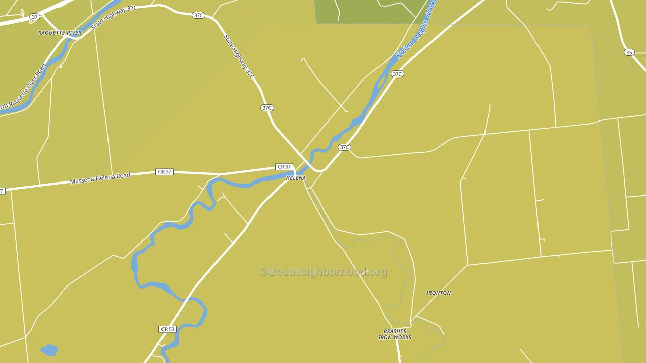 Helena, NY block-group voter-turnout map