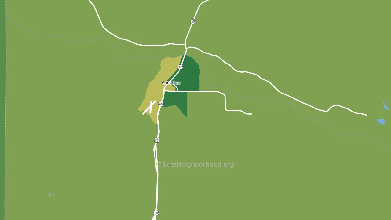 Hemphill County, TX block-group voter-turnout map