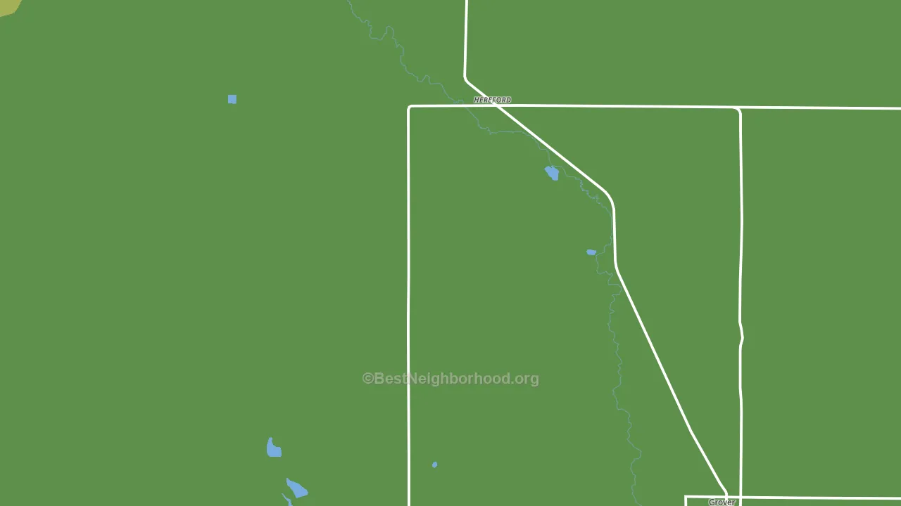 Hereford, CO block-group voter-turnout map