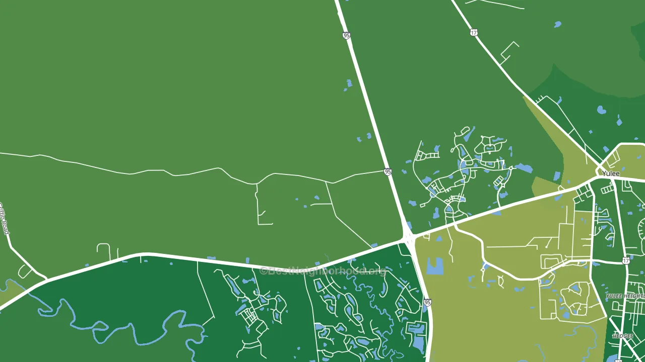 Hero, FL block-group voter-turnout map