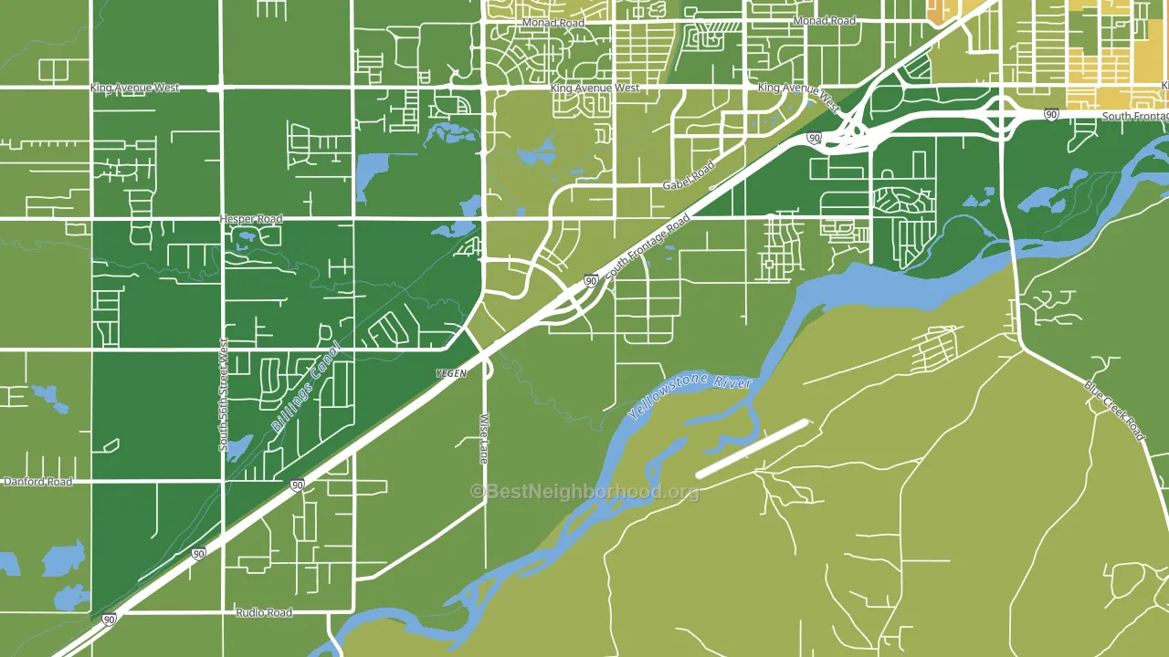 Hesper, MT block-group voter-turnout map