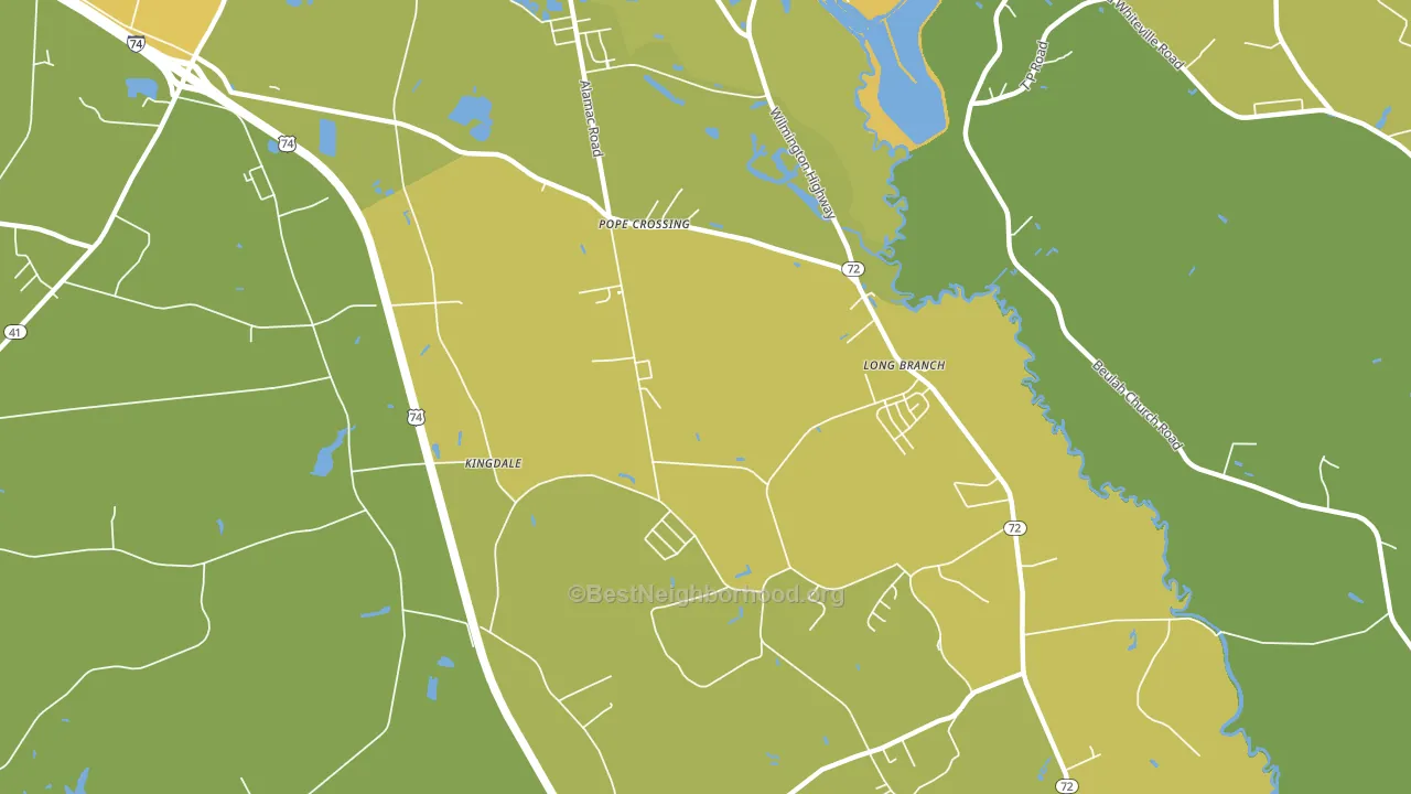 Hestertown, NC block-group voter-turnout map
