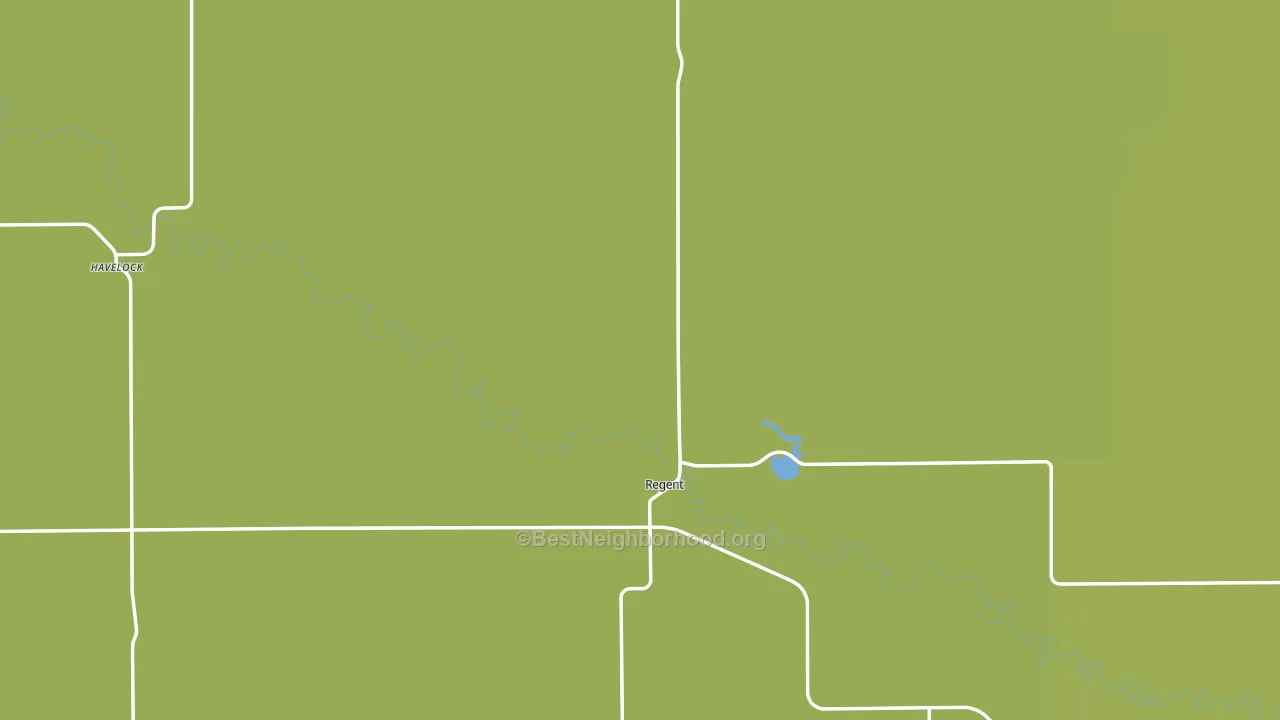 Hettinger County, ND block-group voter-turnout map