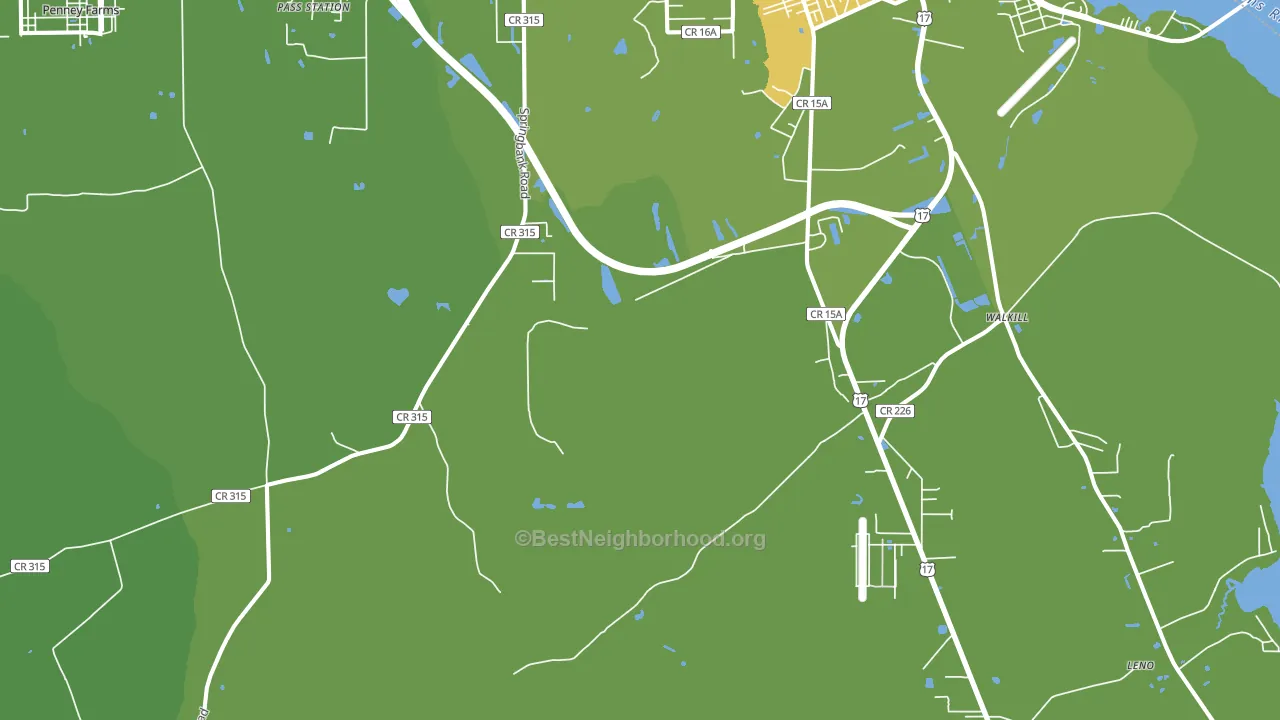 Hibernia, FL block-group voter-turnout map