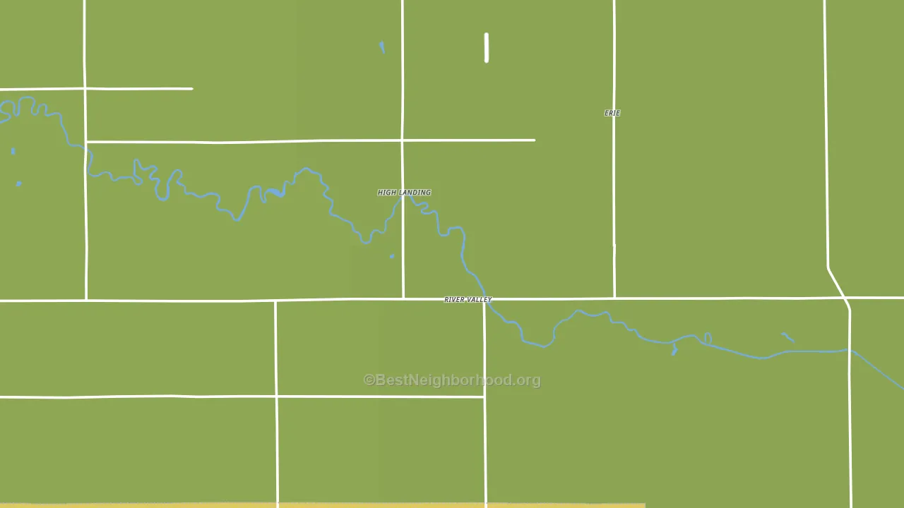 High Landing, MN block-group voter-turnout map