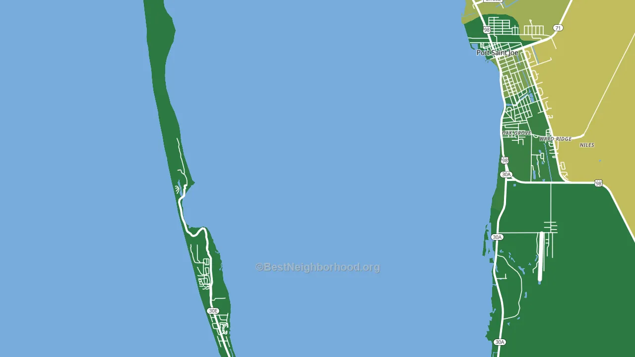 Highland View, FL block-group voter-turnout map