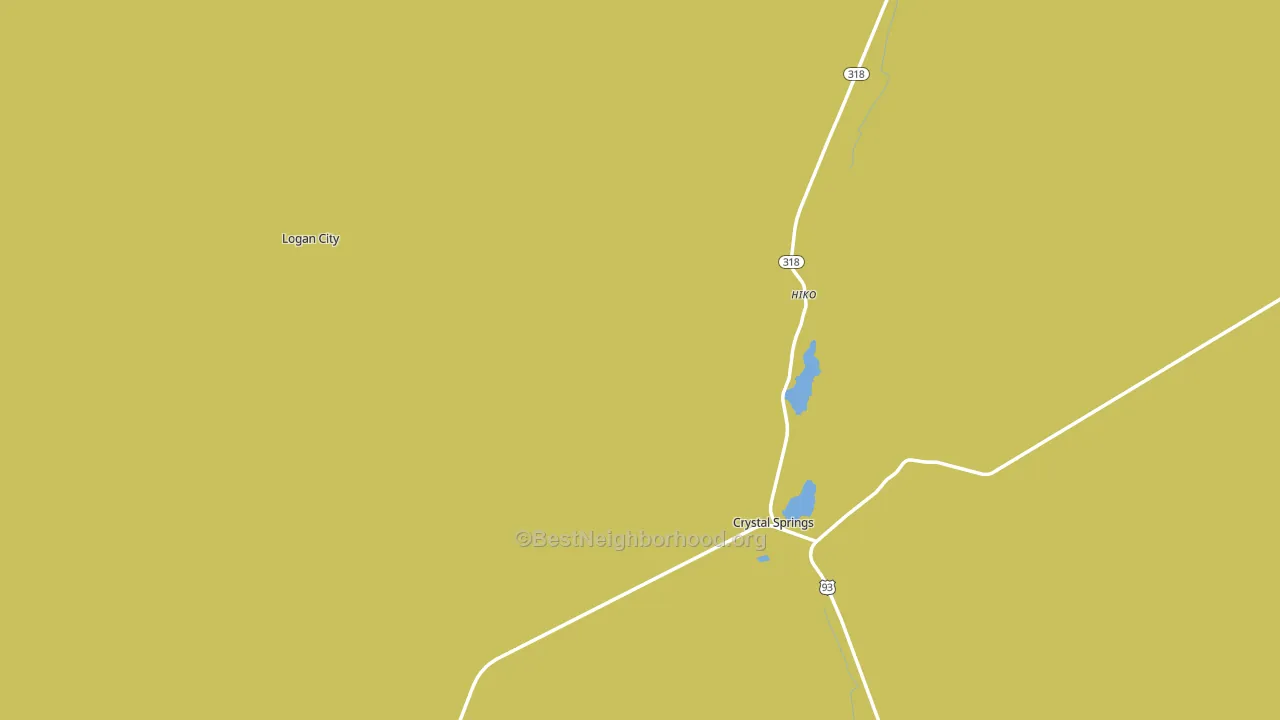 Hiko, NV block-group voter-turnout map