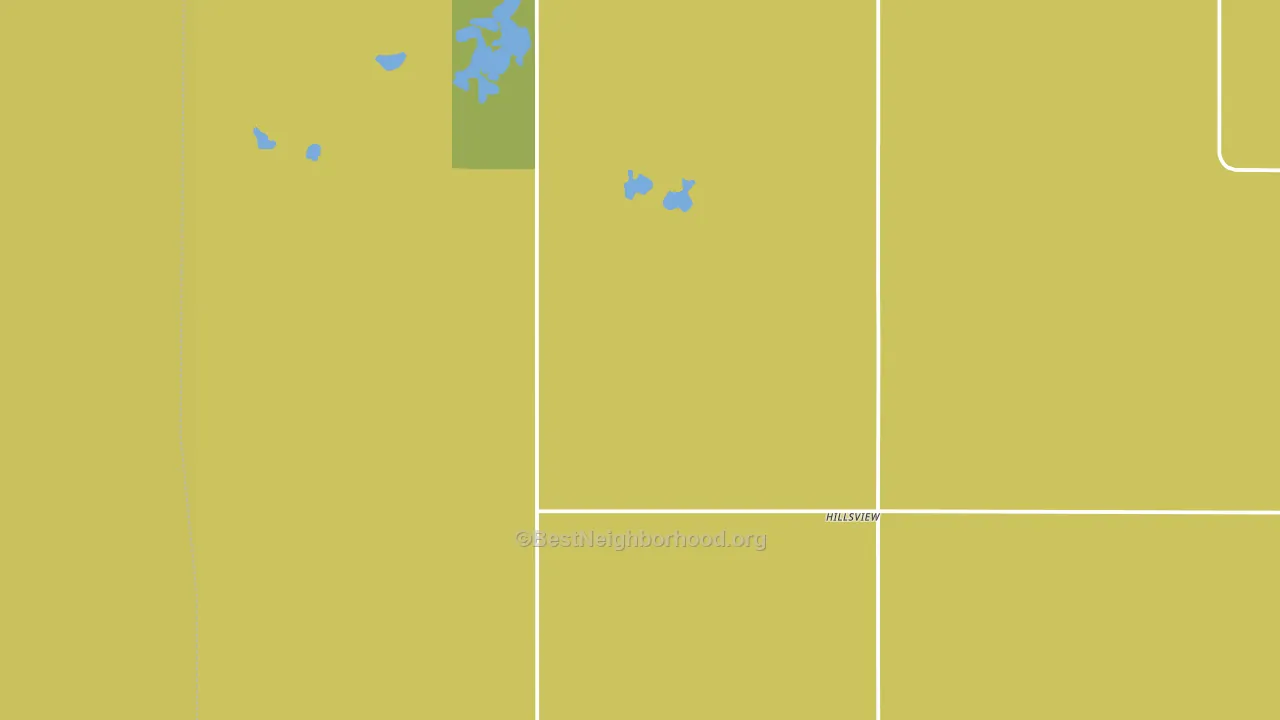 Hillsview, SD block-group voter-turnout map