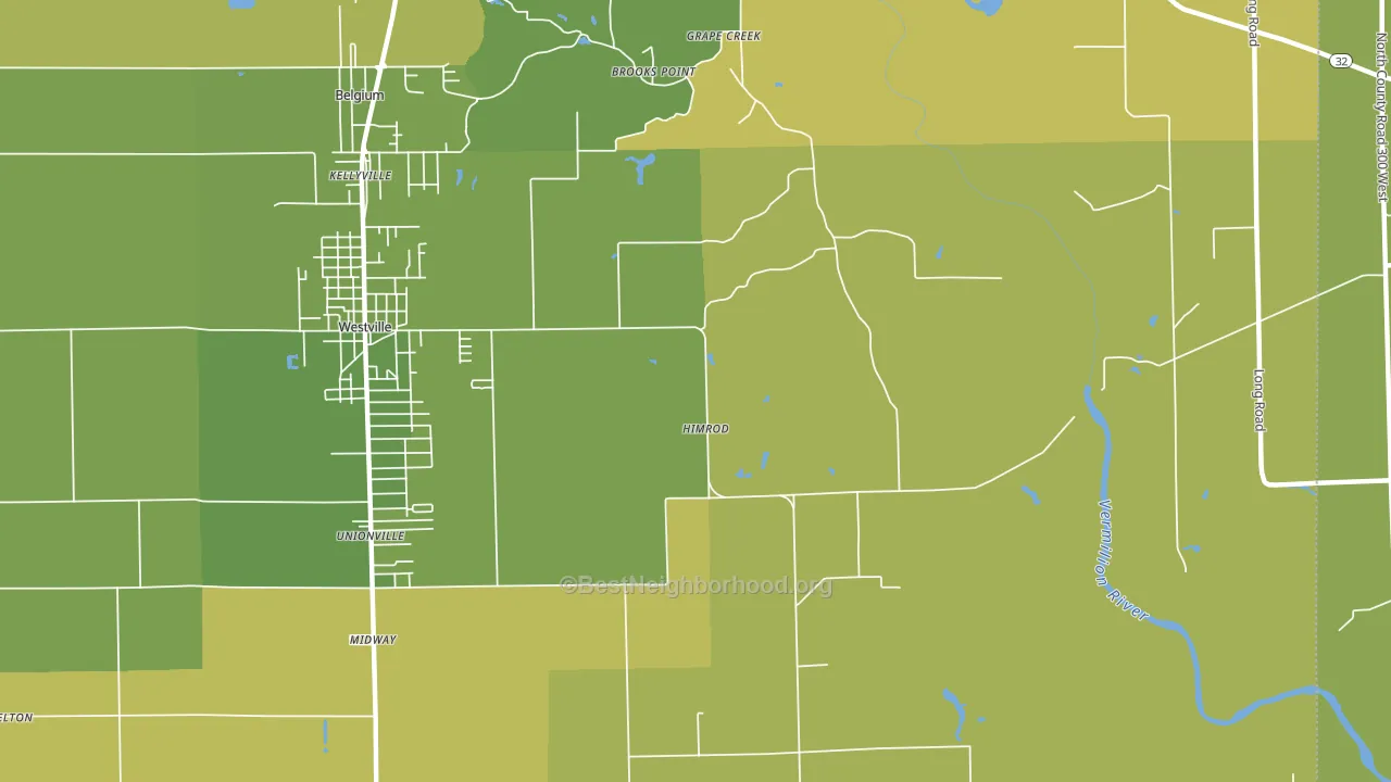 Himrod, IL block-group voter-turnout map