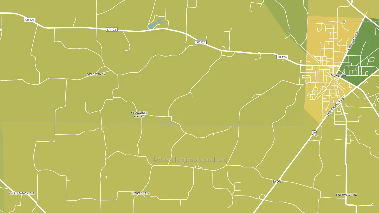 Hinkledale, TN block-group voter-turnout map