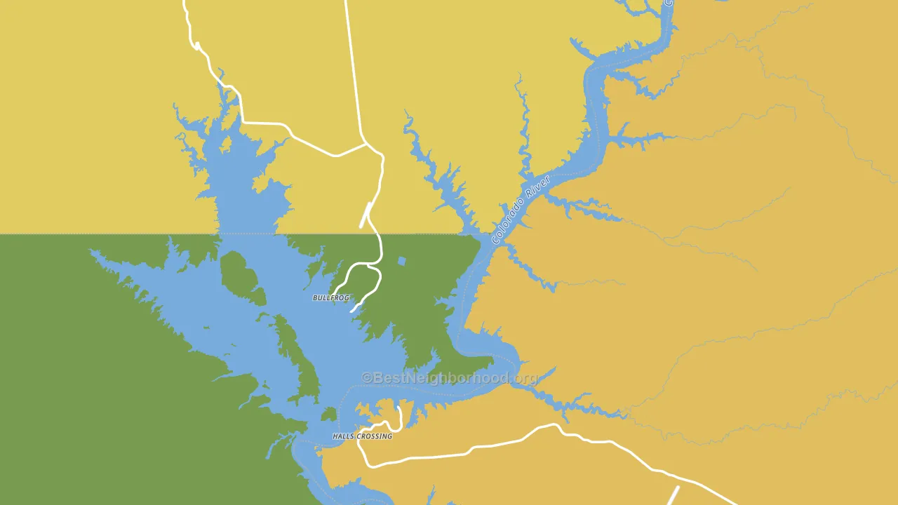 Hite, UT block-group voter-turnout map