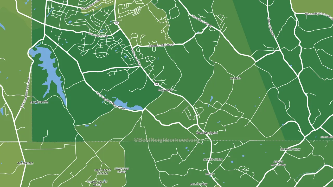 Hobart, PA block-group voter-turnout map