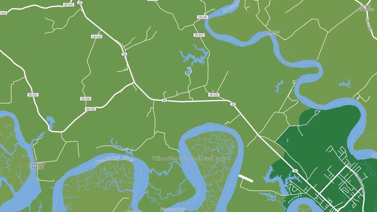 Hockley, VA block-group voter-turnout map