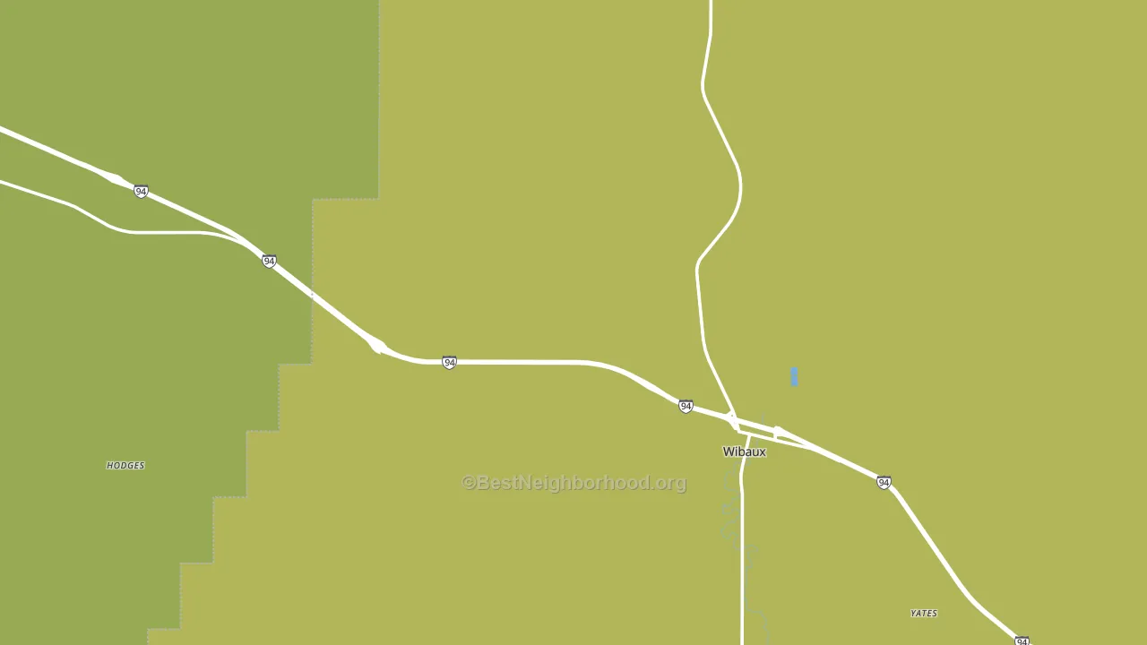 Hodges, MT block-group voter-turnout map