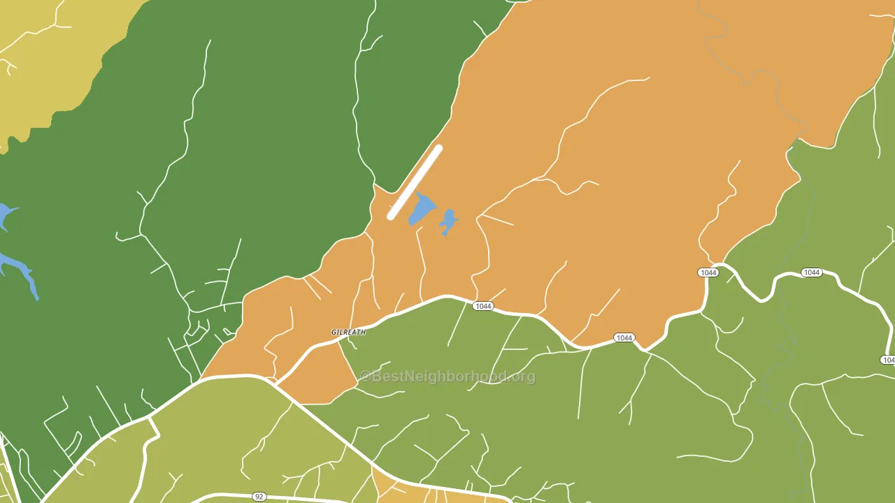 Hollyhill, KY block-group voter-turnout map
