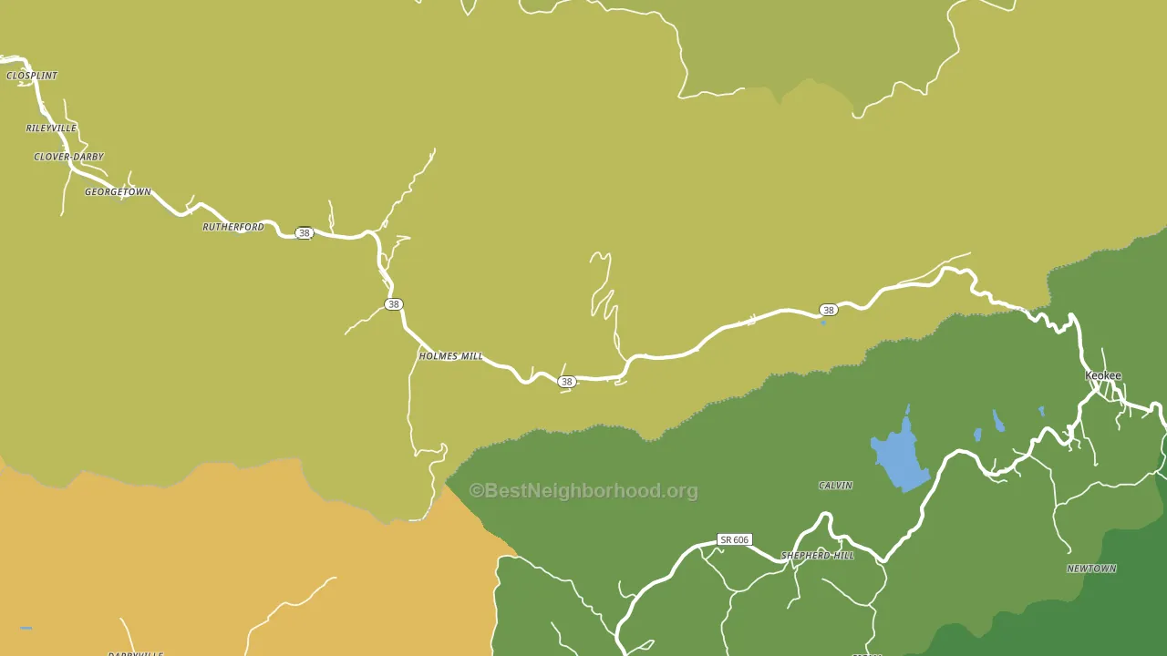 Holmes Mill, KY block-group voter-turnout map