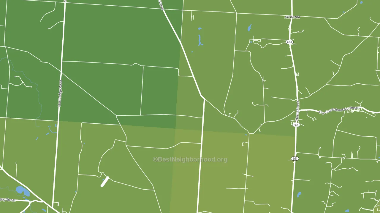 Homer, OH block-group voter-turnout map