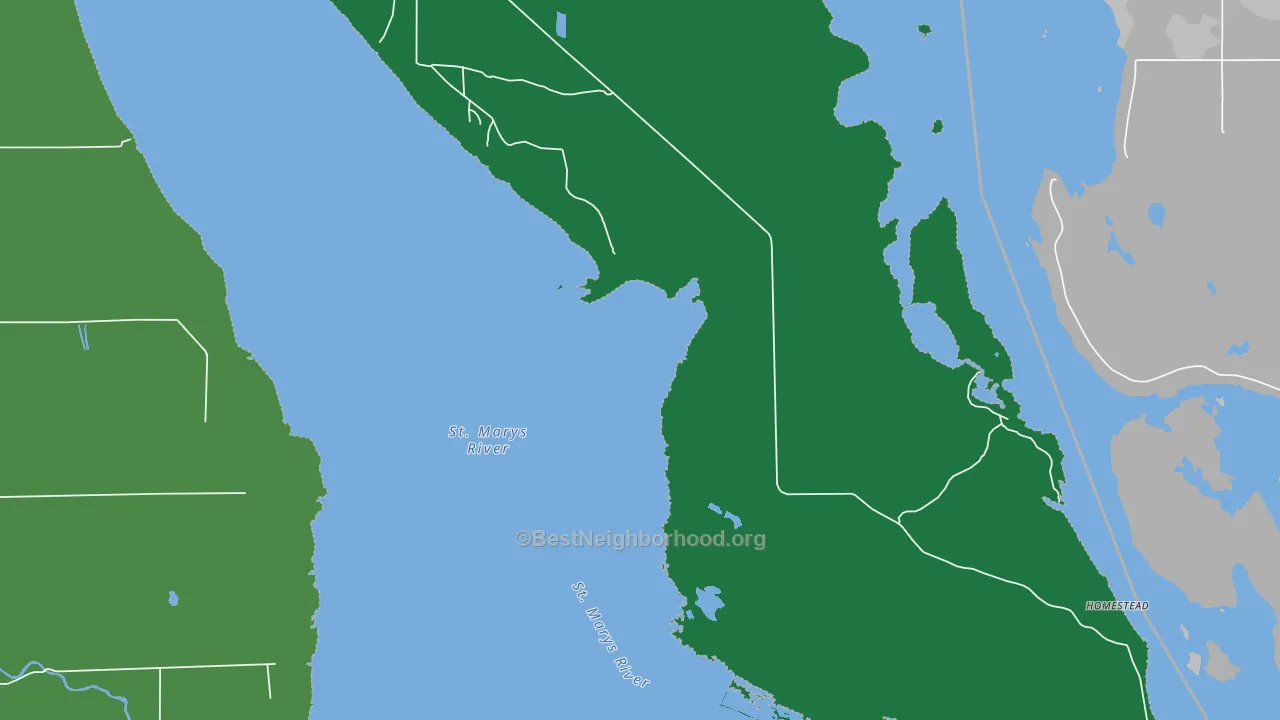 Homestead, MI block-group voter-turnout map