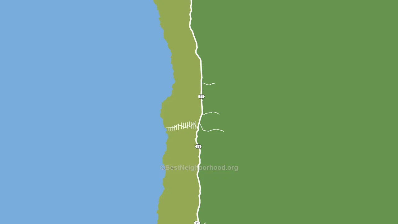 Hookena, HI block-group voter-turnout map