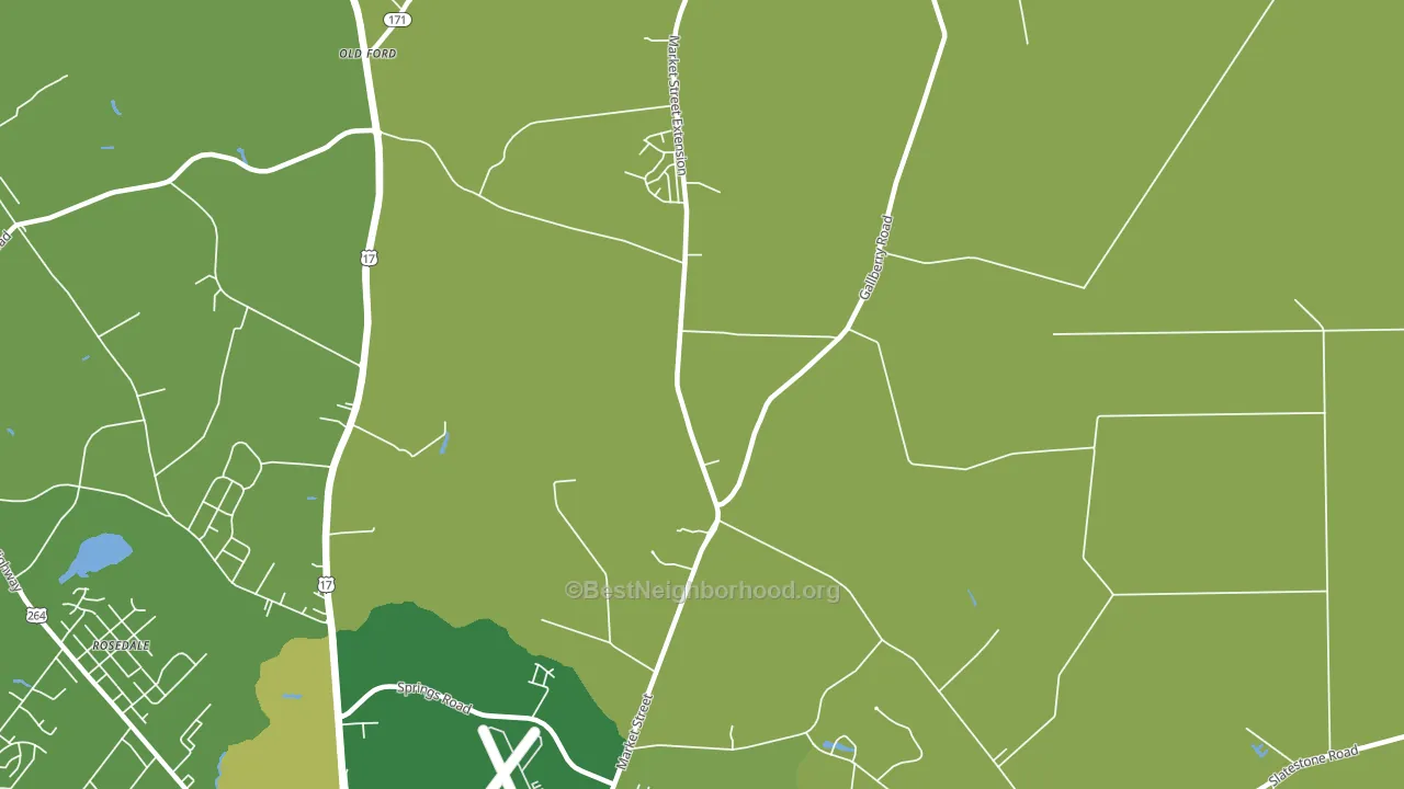 Hootentown, NC block-group voter-turnout map