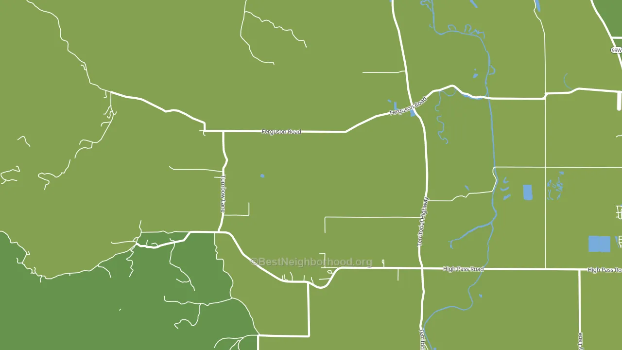 Horton, OR block-group voter-turnout map