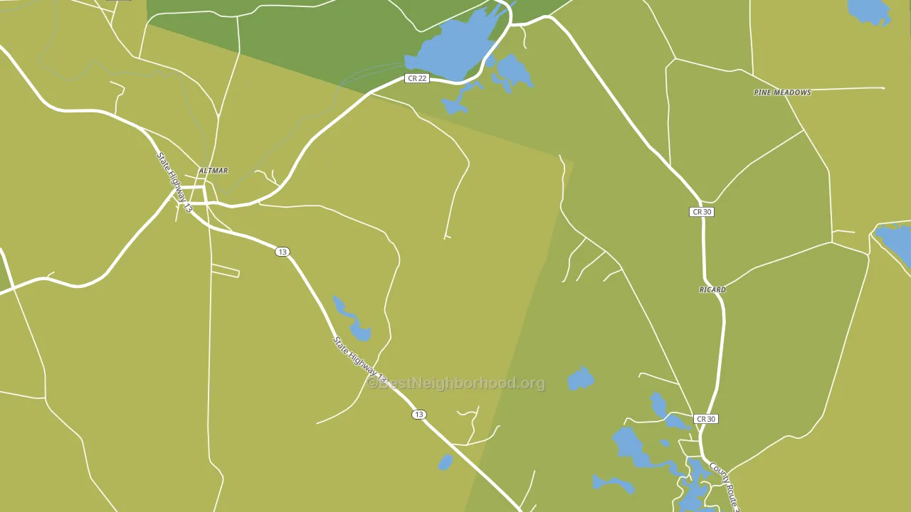 Howardville, NY block-group voter-turnout map