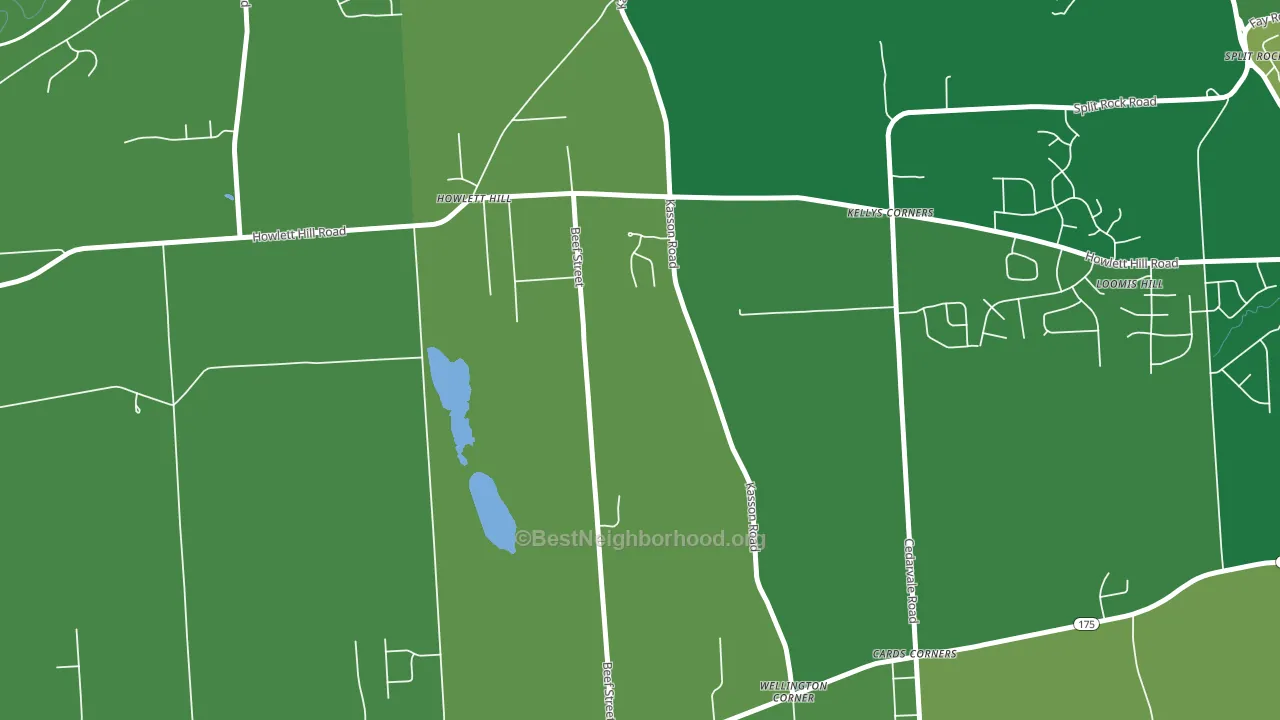 Howlett Hill, NY block-group voter-turnout map