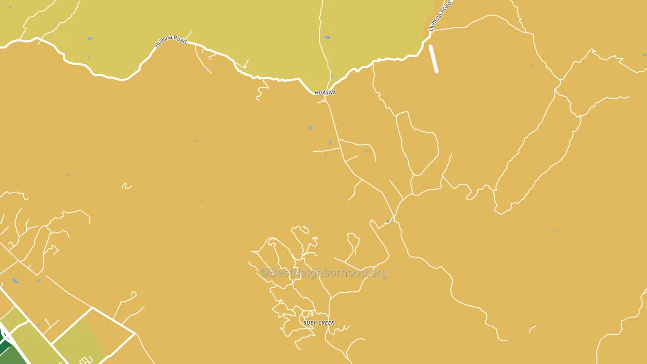 Huasna, CA block-group voter-turnout map