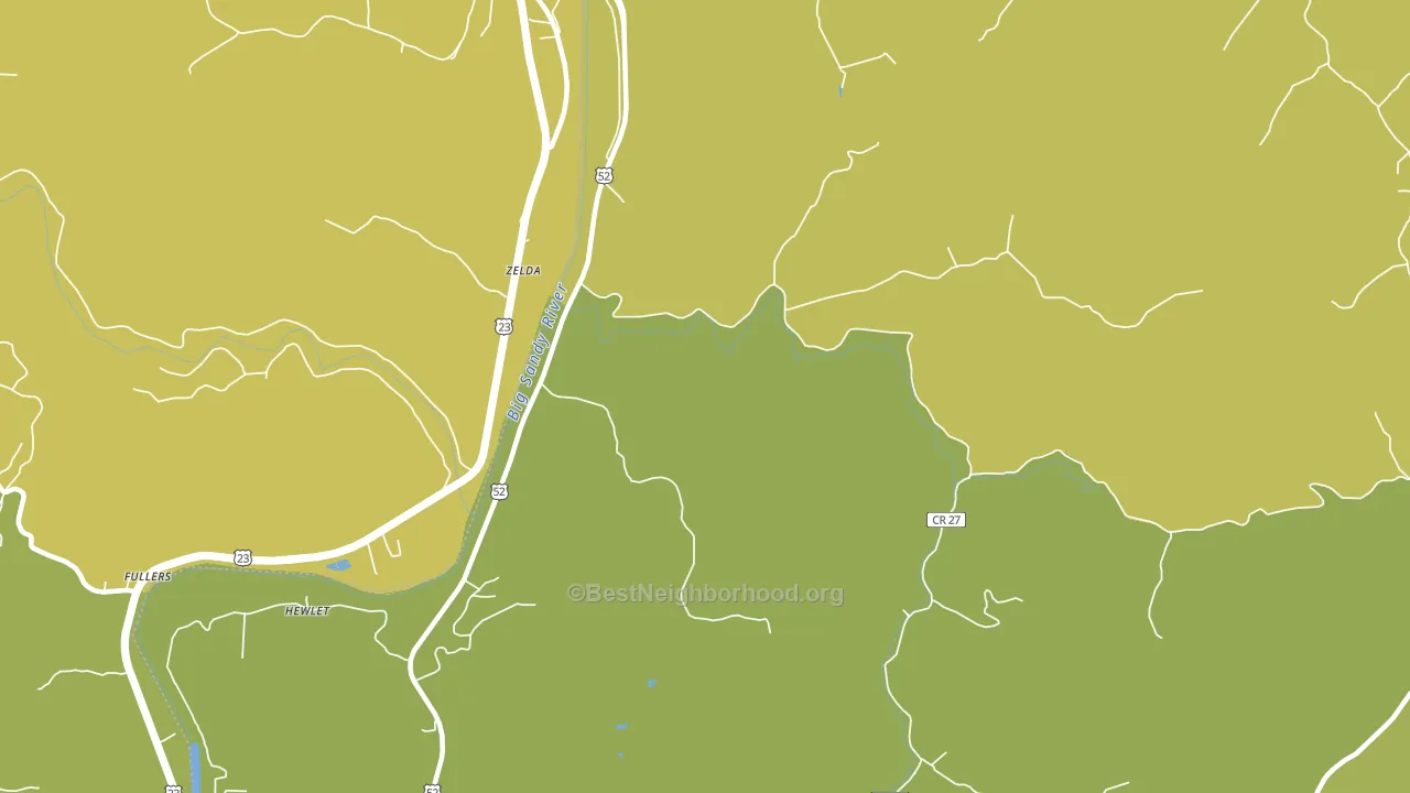 Hubbardstown, WV block-group voter-turnout map