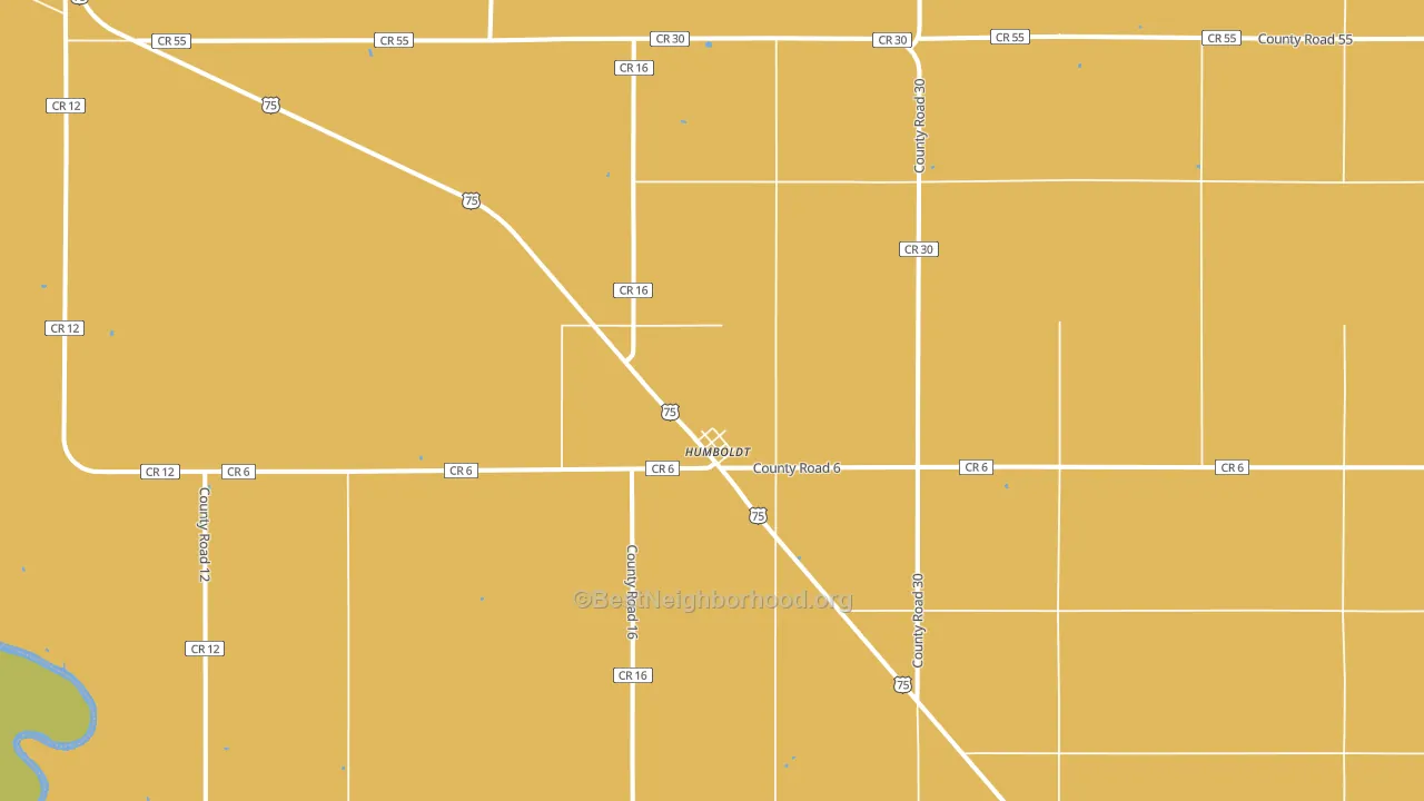 Humboldt, MN block-group voter-turnout map