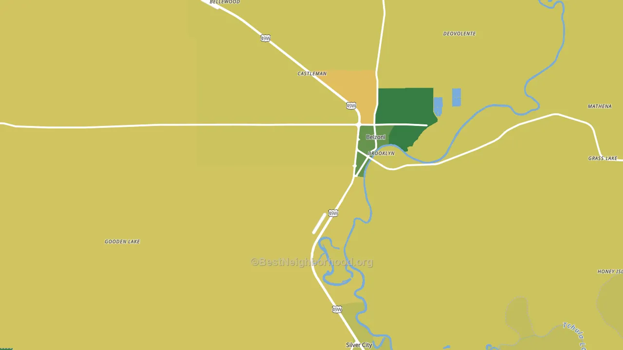 Humphreys County, MS block-group voter-turnout map