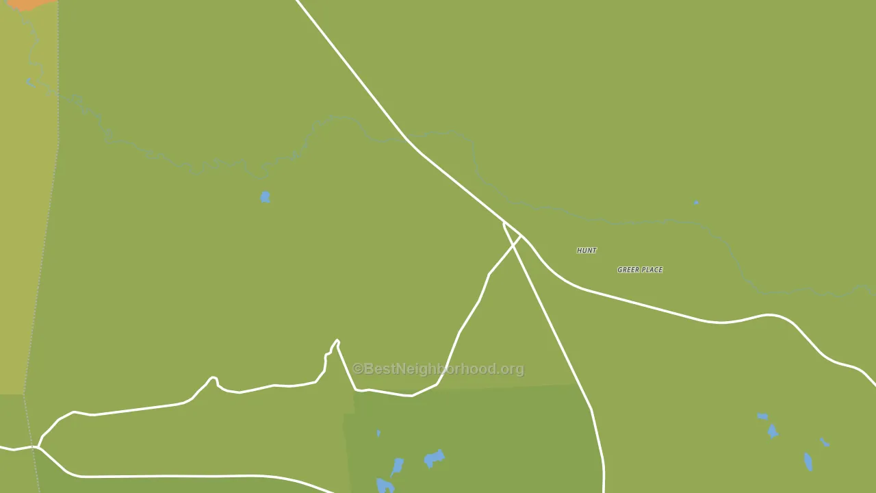 Hunt, AZ block-group voter-turnout map