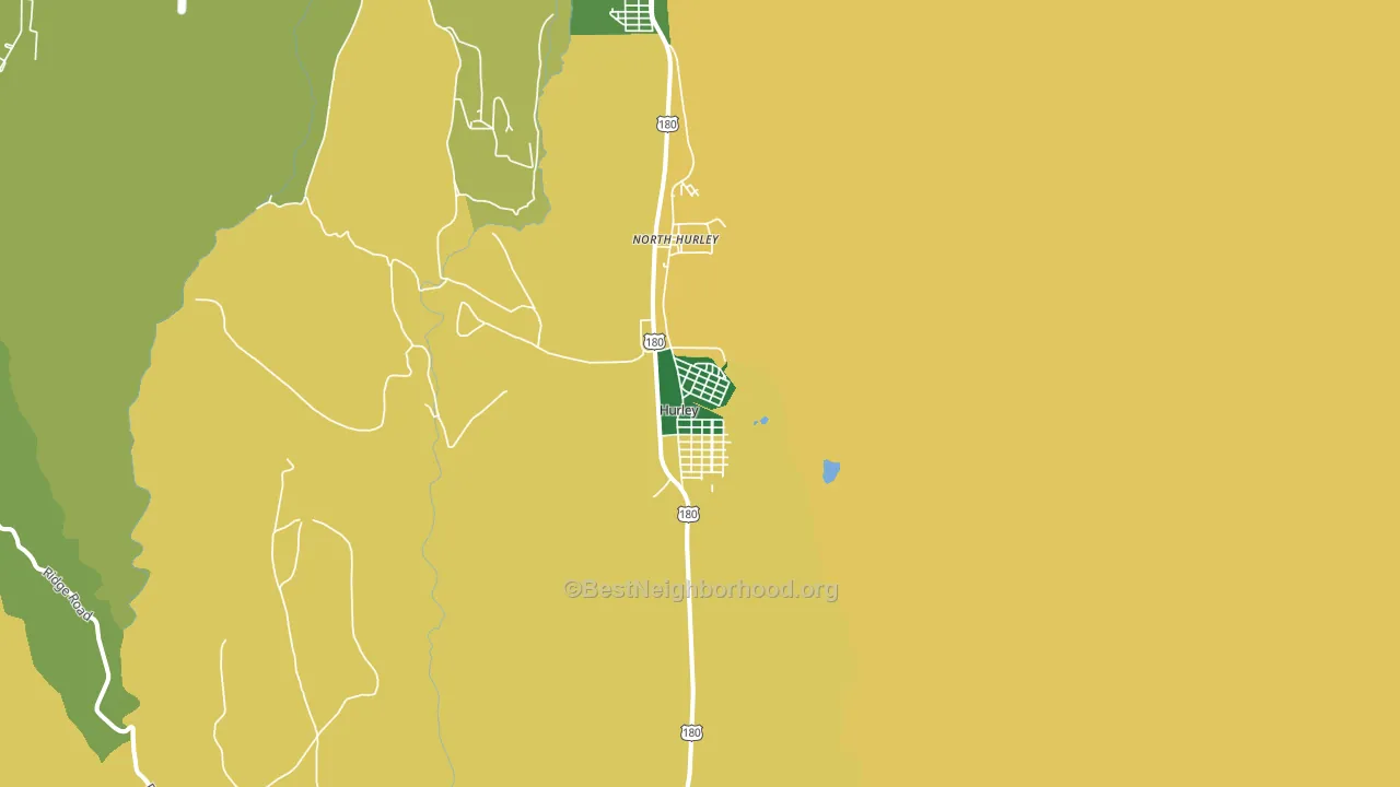 Hurley, NM block-group voter-turnout map