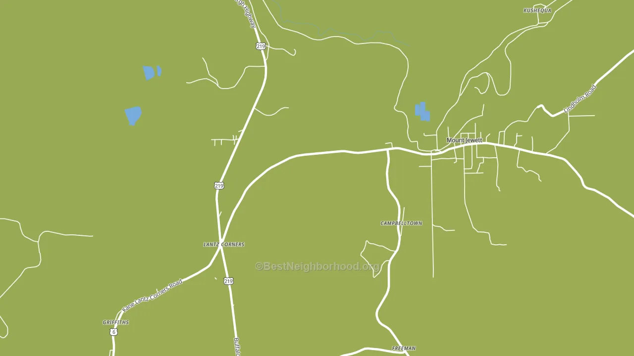 Hutchins, PA block-group voter-turnout map